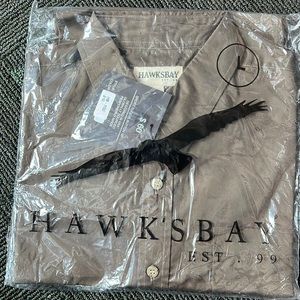 Men’s short sleeve button up shirt size L NWT